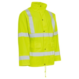 ELKA Rainwear 026300R Dry Zone Hi-Vis Reflective Waterproof Jacket (Yellow)