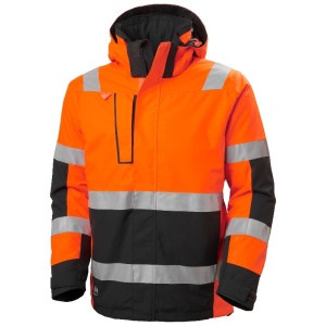 Helly Hansen Alna 2.0 Hi Vis Insulated Waterproof Winter Jacket (Orange)