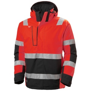 Helly Hansen Alna 2.0 Hi Vis Insulated Waterproof Winter Jacket (Red)