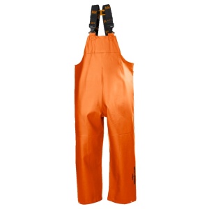 Helly Hansen Gale Waterproof Rain Bib Overall Trousers (Orange)