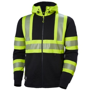 Helly Hansen ICU Hi Vis Zip-Up Hoodie (Yellow)