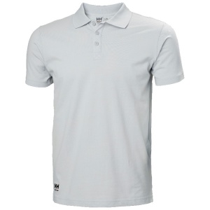 Helly Hansen Manchester Button Up Polo Shirt (Grey Fog)