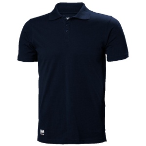 Helly Hansen Manchester Button Up Polo Shirt (Navy)