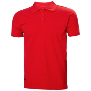 Helly Hansen Manchester Button Up Polo Shirt (Red)