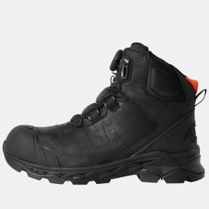 Helly Hansen Oxford Mid Boa S3 HT Waterproof Composite-Toe Safety Boots (Black)