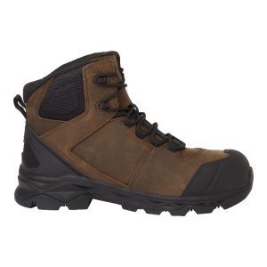 Helly Hansen Oxford Mid S3 Composite-Toe Waterproof Work Safety Boots (Brown)