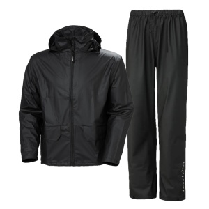 Helly Hansen Voss Waterproof Work Rain Suit (Black)