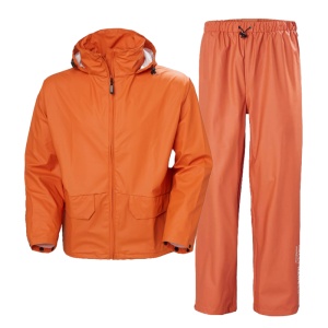 Helly Hansen Voss Waterproof Rain Set (Orange)