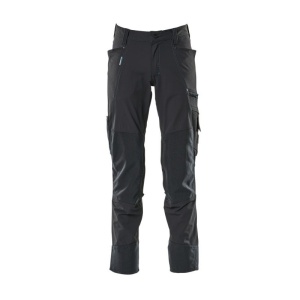 Mascot Workwear Advanced Stretch Trousers with Kneepad Pockets (Dark Navy)