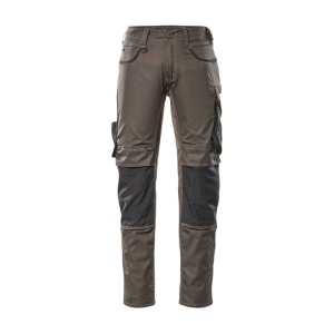 Mascot Workwear Unique Lemberg Lightweight Trousers with Kneepad Pockets (Dark Anthracite/Black)