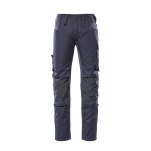 Mascot Workwear Unique Mannheim Work Trousers with Kneepad Pockets (Dark Navy)