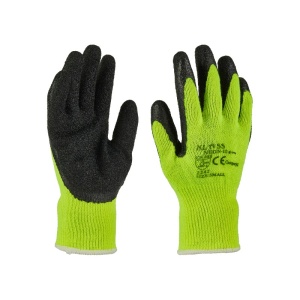 KLASS Neon 10 Thermal Hi-Vis Yellow Freezer Grip Gloves