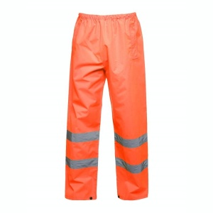 Uneek UC807 Hi-Vis Waterproof Railway Safety Trousers (Orange)