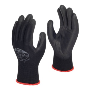 Polyco Matrix P Grip Polyurethane Black Handling Gloves 40-MAT