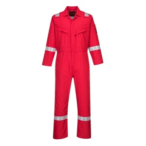 Portwest AF73 Araflame Red Flame-Resistant Coveralls