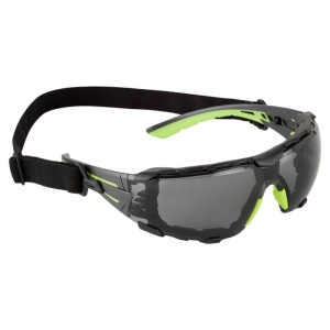 Portwest PS28 Tech Look Pro Wraparound Safety Glasses (Smoke)