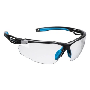Portwest PS37 Anthracite Safety Glasses (Clear)