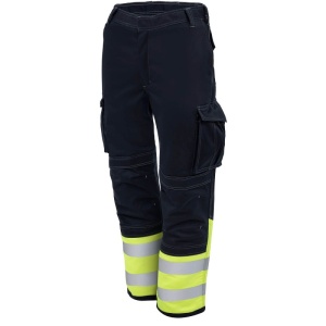 ProGARM 5815 Heat- and Flame-Resistant Arc Flash Trousers with Hi-Vis Yellow Cuffs