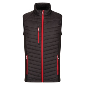 Regatta Navigate Lightweight Thermal Work Bodywarmer (Black/Classic Red)