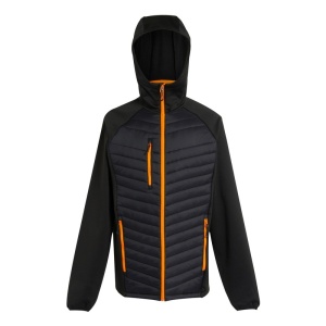 Regatta Navigate Hybrid Puffer Jacket (Black/Orange)