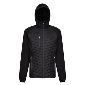 Regatta Navigate Hybrid Puffer Jacket (Black/Seal Grey)