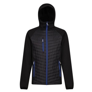 Regatta Navigate Hybrid Jacket (Black/New Royal)