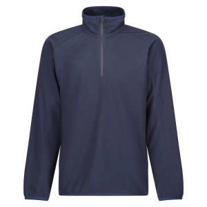 Regatta Navigate Navy/Grey Lightweight Half-Zip Work Fleece (TRF691)