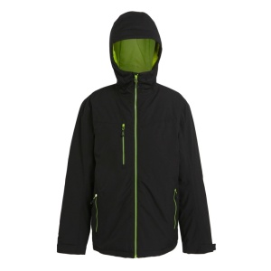 Regatta Navigate Waterproof Insulated Jacket (Black/Lime Green)