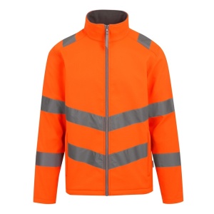 Regatta Pro Contract Ablaze 2-Layer Orange Hi-Vis Softshell Work Jacket (TRA712)