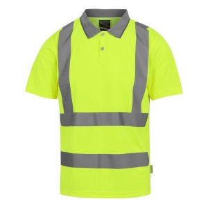 Regatta Pro Contract UV-Protection Yellow Hi-Vis Polo Shirt (TRS271)