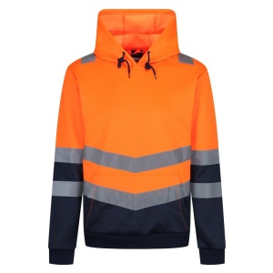 Regatta Pro Hi-Vis Orange Two-Tone Overhead Hoodie (TRF663)