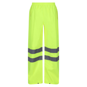 Regatta Pro Hi-Vis Yellow Waterproof Packaway Trousers (TRW498)