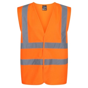 Regatta Pro Orange Hi-Vis Reflective Safety Work Vest (TRS195)