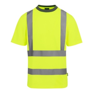 Regatta Pro Contract Yellow Hi-Vis UV-Protection T-Shirt (TRS270)