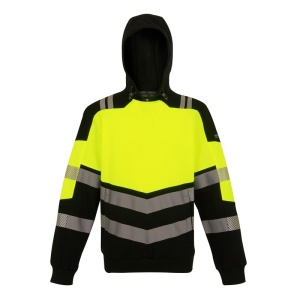 Regatta X-Pro Class-2 Durable Hi-Vis Yellow Work Hoodie (TRF780)