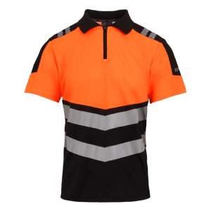 Regatta X-Pro Orange Breathable Reflective Work Polo Shirt (TRS281)