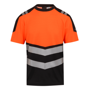 Regatta X-Pro Orange Reflective Antibacterial T-Shirt (TRS280)