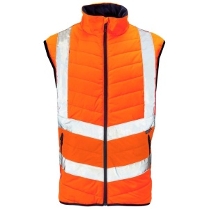 Supertouch Hi-Vis Quilted Bodywarmer (Orange)