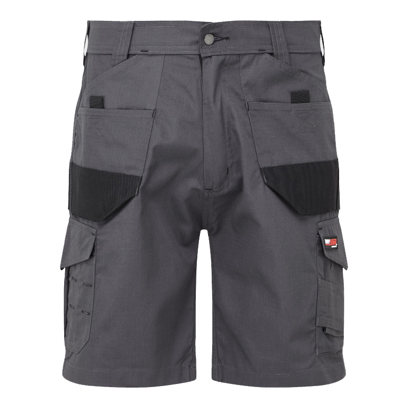 TuffStuff 827 Grey Elite Trade Work Shorts with Triple Stitched Seams
