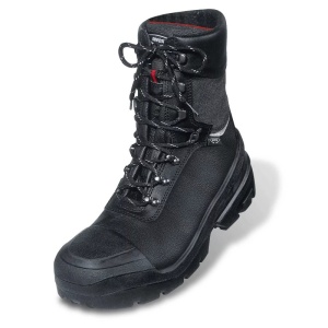 Uvex Quatro Pro S3 CI SRC Wide-Fit Black Winter Steel Toe Cap Boots