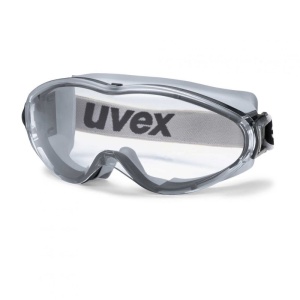 Uvex Ultrasonic 9302-285 Clear Work Safety Goggles (Black/Grey)