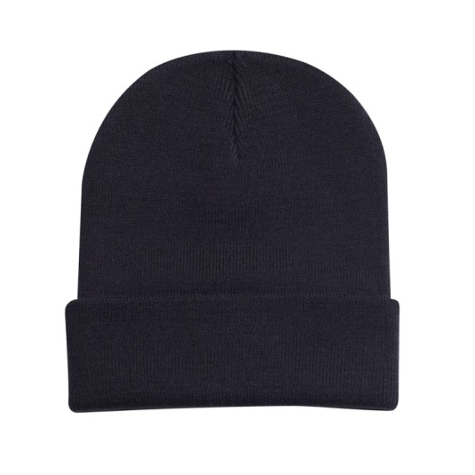 Uneek UC410 Heavyweight Cuffed Beanie (Black)