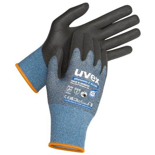 Uvex 60048 Phynomic C XG ESD Cut Level C Anti-Static Handling Gloves