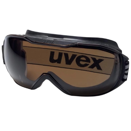 Uvex 9320223 Megasonic Brown-Tinted Lens Safety Goggles