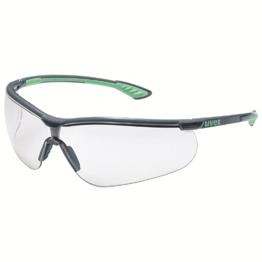 Uvex 9193395 Sportstyle Planet Clear Lens Eco-Friendly Safety Glasses