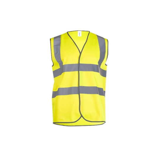 Uneek UC801 Hi-Vis Polyester Safety Vest (Yellow)